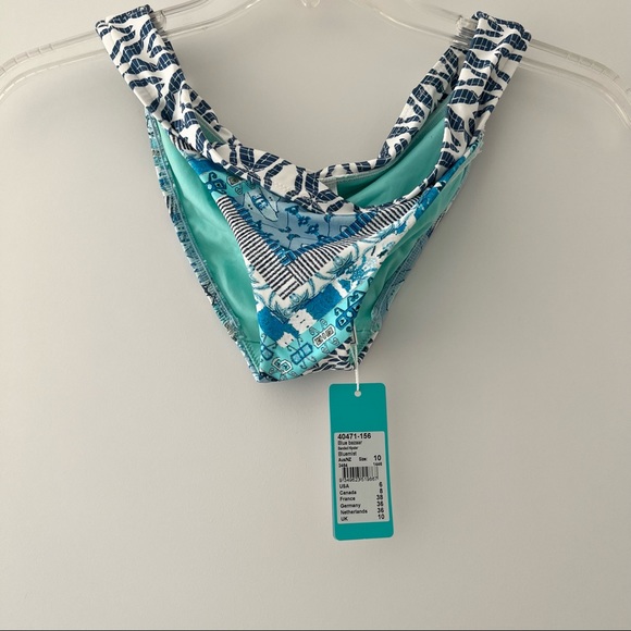 💙👙Seafolly bikini bottoms NWT in fun blue print - Picture 9 of 13